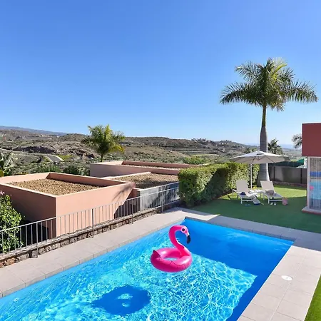 Vista Salobre Luxury Retreat In Gran Canaria Private Outdoor Heatable Pool Bbq Facilities Shaded Outdoor Dining Area Salobre Golf, Villa